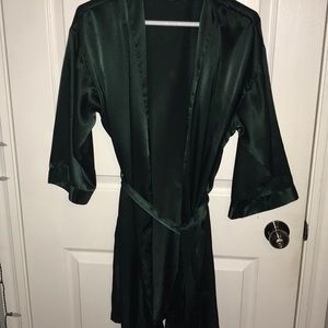La senza silk robe
